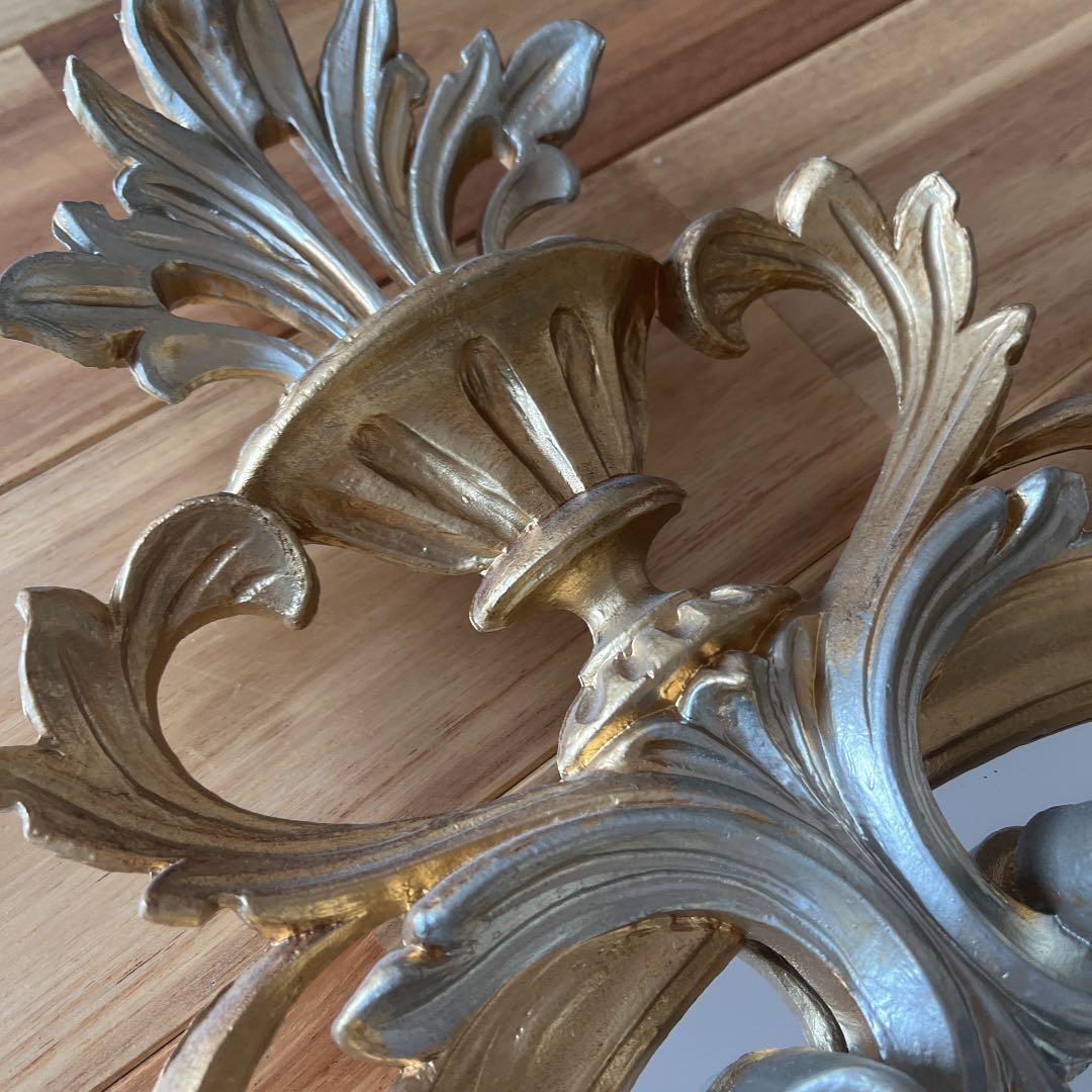 最終価格イタリア製 ロココ調 ヨーロピアン ゴールド アンティーク調 縦