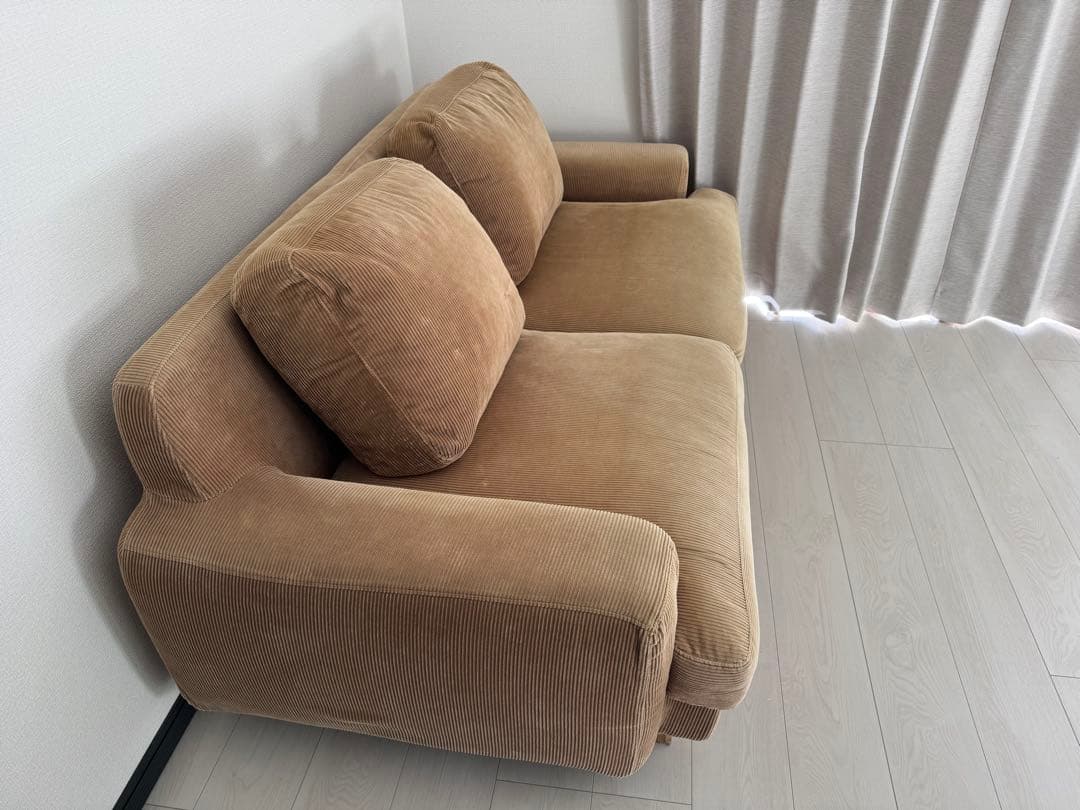 【送料込み】unico GREIG(グレイグ)カバーリングソファ 2.5シーター