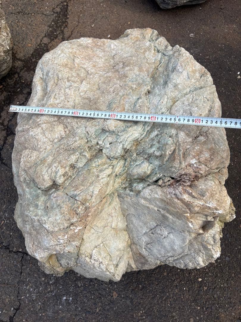 小滝川由来 天然石 庭石 90cm級 真贋不明