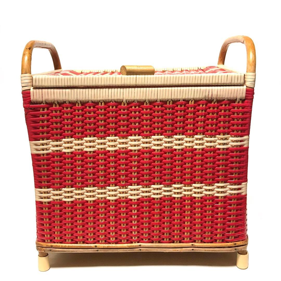 ■レトロ・多用途■ソーイングボックス・収納ボックス・衣装ボックス・ヴィンテージ