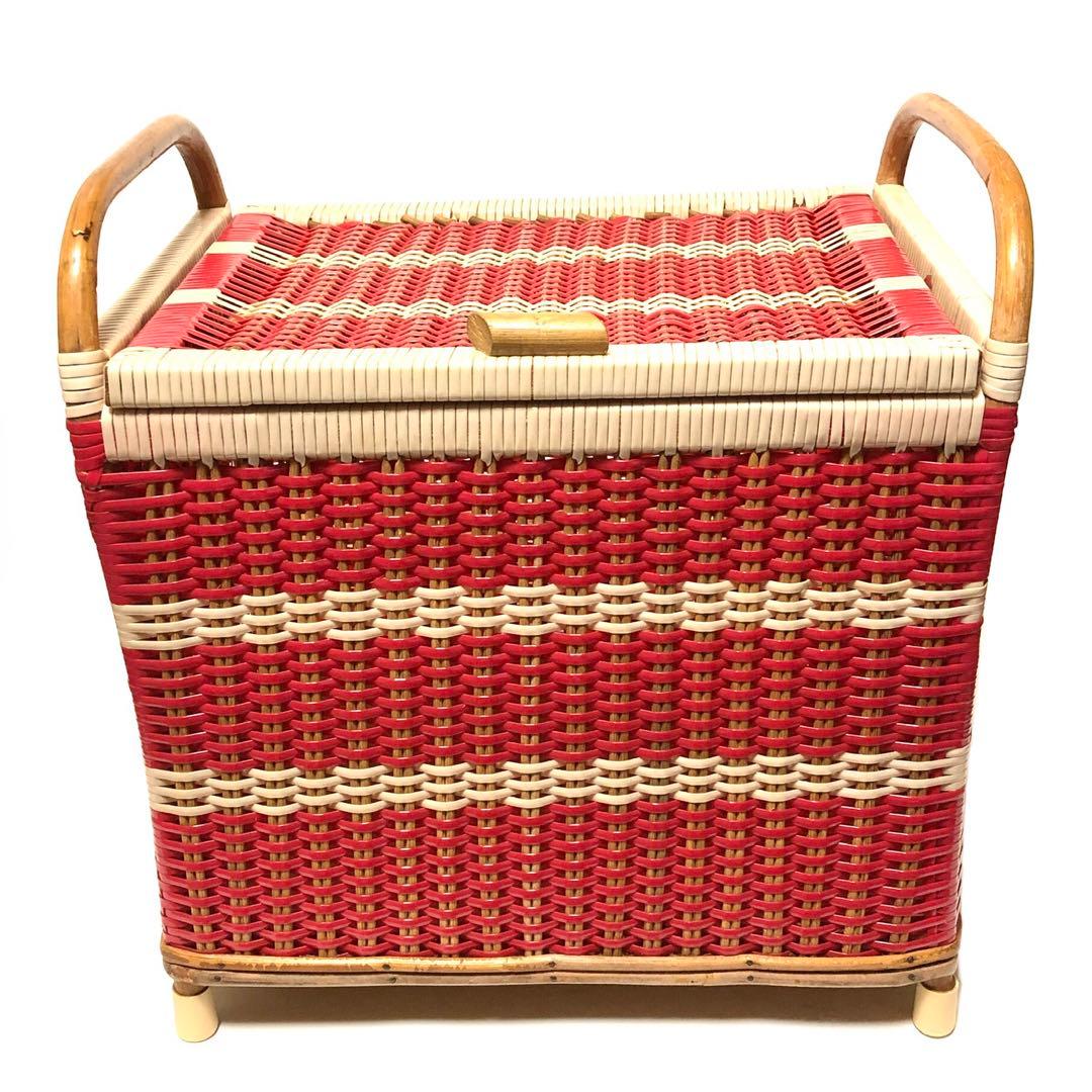 ■レトロ・多用途■ソーイングボックス・収納ボックス・衣装ボックス・ヴィンテージ