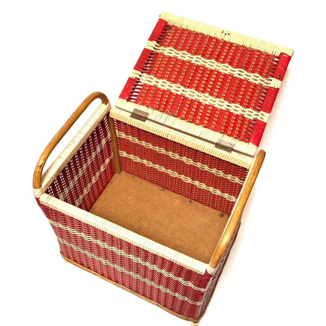 ■レトロ・多用途■ソーイングボックス・収納ボックス・衣装ボックス・ヴィンテージ