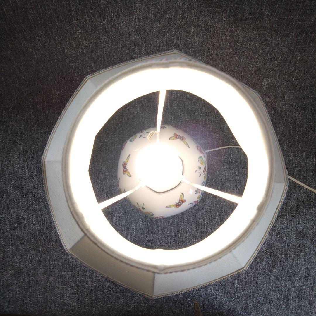 【AYNSLEY】 シェードランプ、花瓶、ハンドベル 3点セット お買得価格