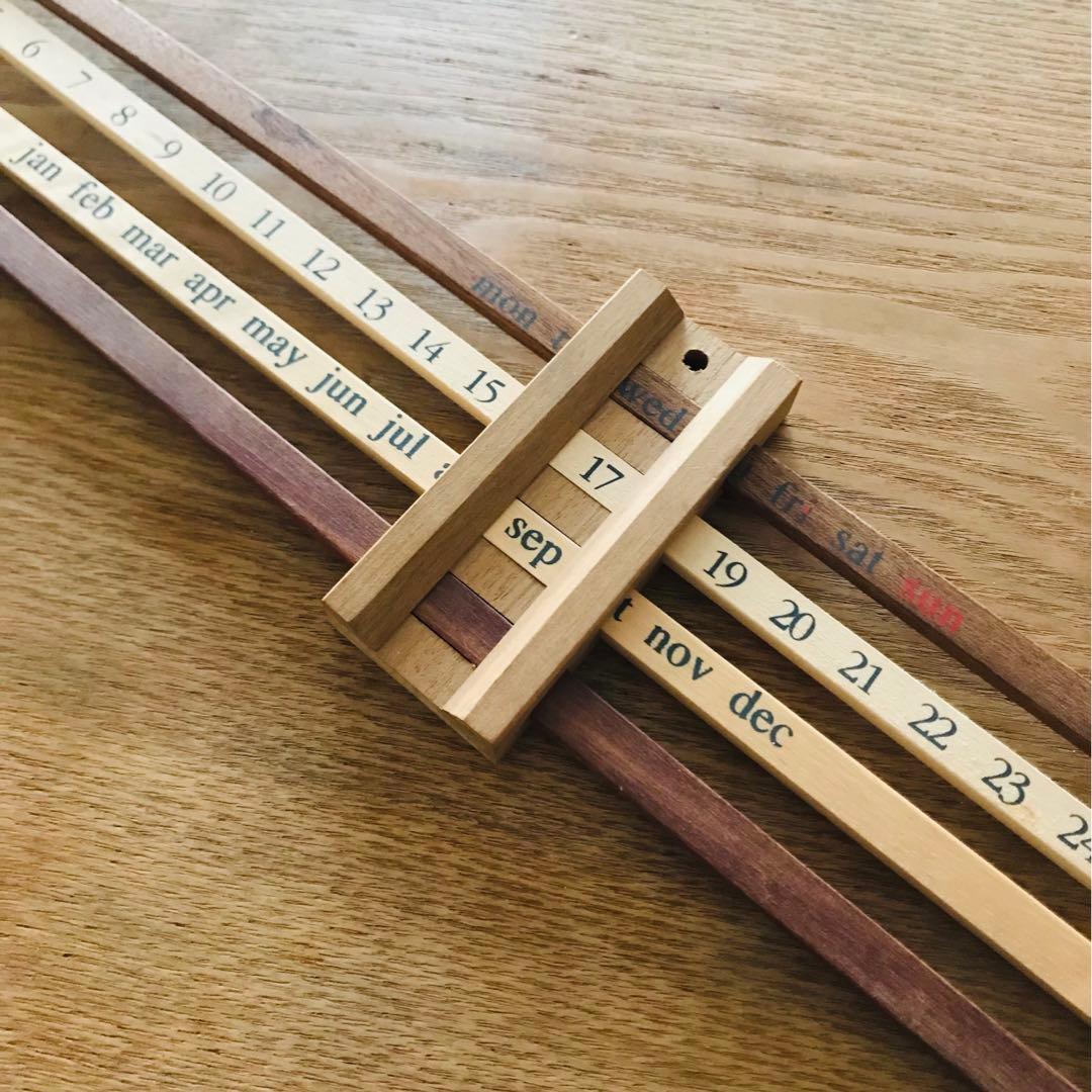 DANESE ダネーゼ 木製万年カレンダー Calendario Bilanci