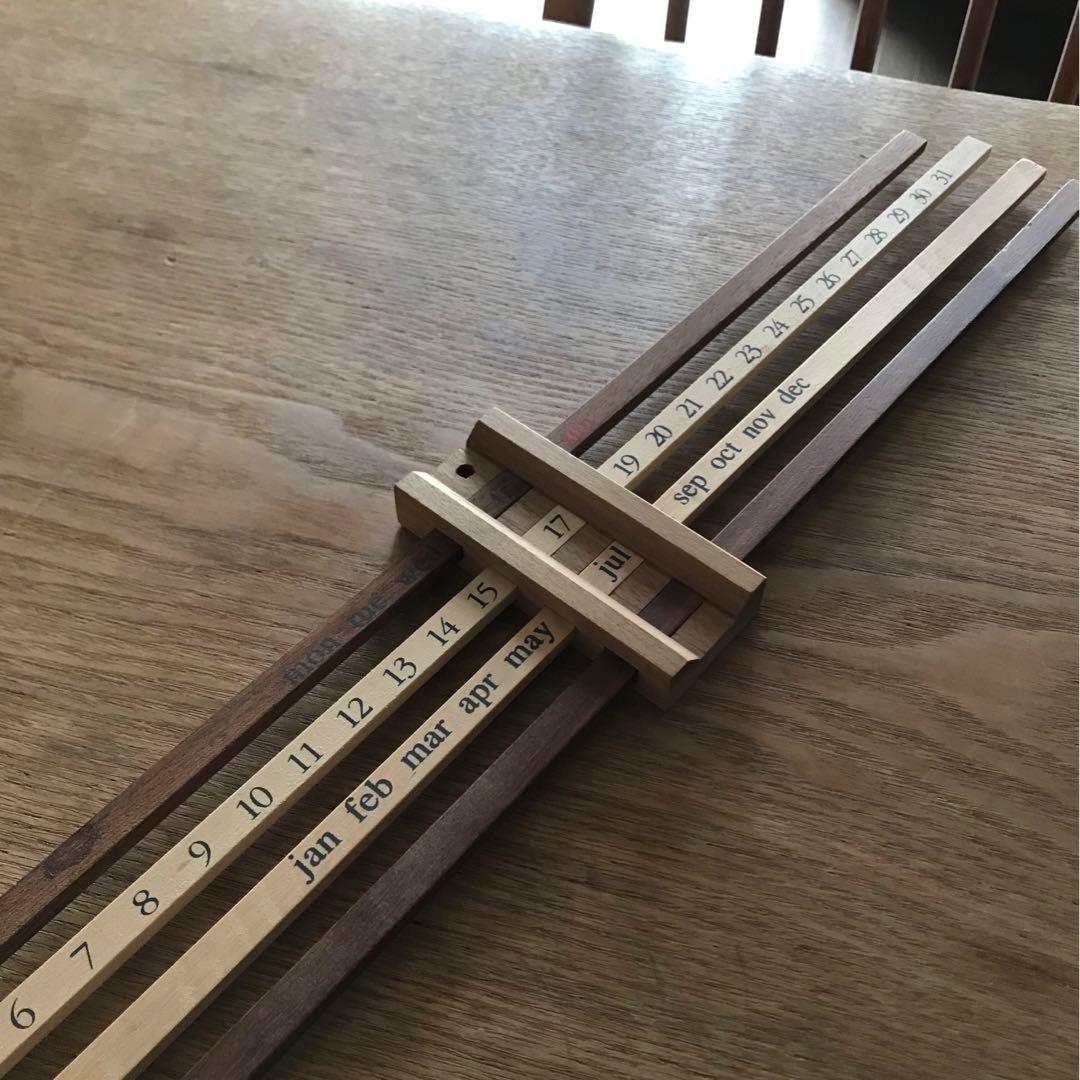 DANESE ダネーゼ 木製万年カレンダー Calendario Bilanci