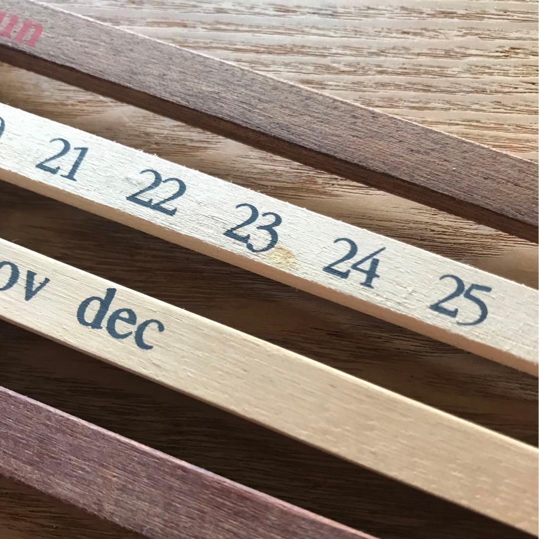 DANESE ダネーゼ 木製万年カレンダー Calendario Bilanci