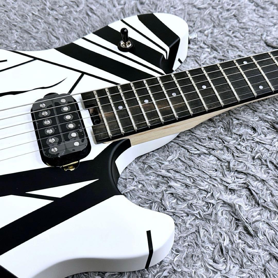 新品未使用品！EVH Wolfgang Special Striped 黒 白 - メルカリ