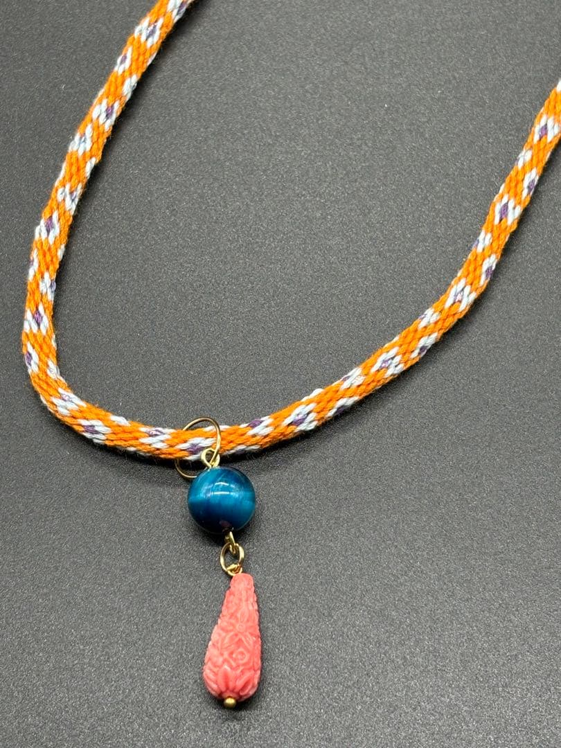 海をテーマにしたネックレスとイヤリングセット