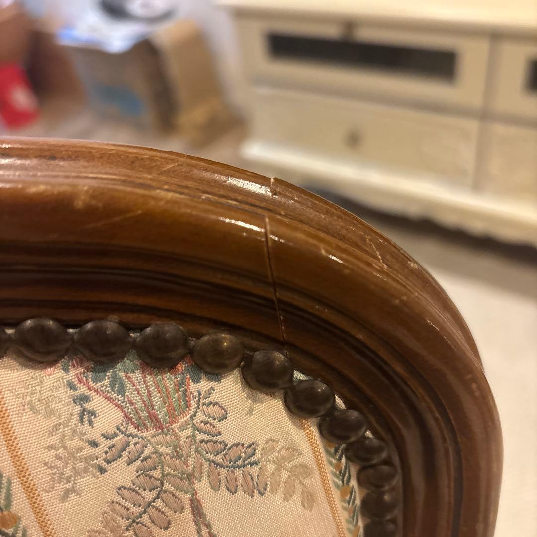 ロココ調　 イタリア　クラシック　猫脚　２人掛けソファ　アームチェア　ラブソファ