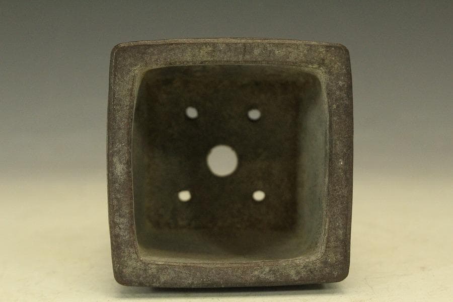 中国美術 紫泥 四方 花盆 葛明祥造 在印 植木鉢(HA513) - メルカリ