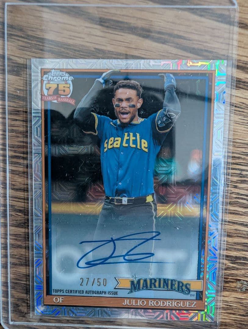 2026MLB TOPPS series1 フリオ・ロドリゲス 50シリ サイン - メルカリ