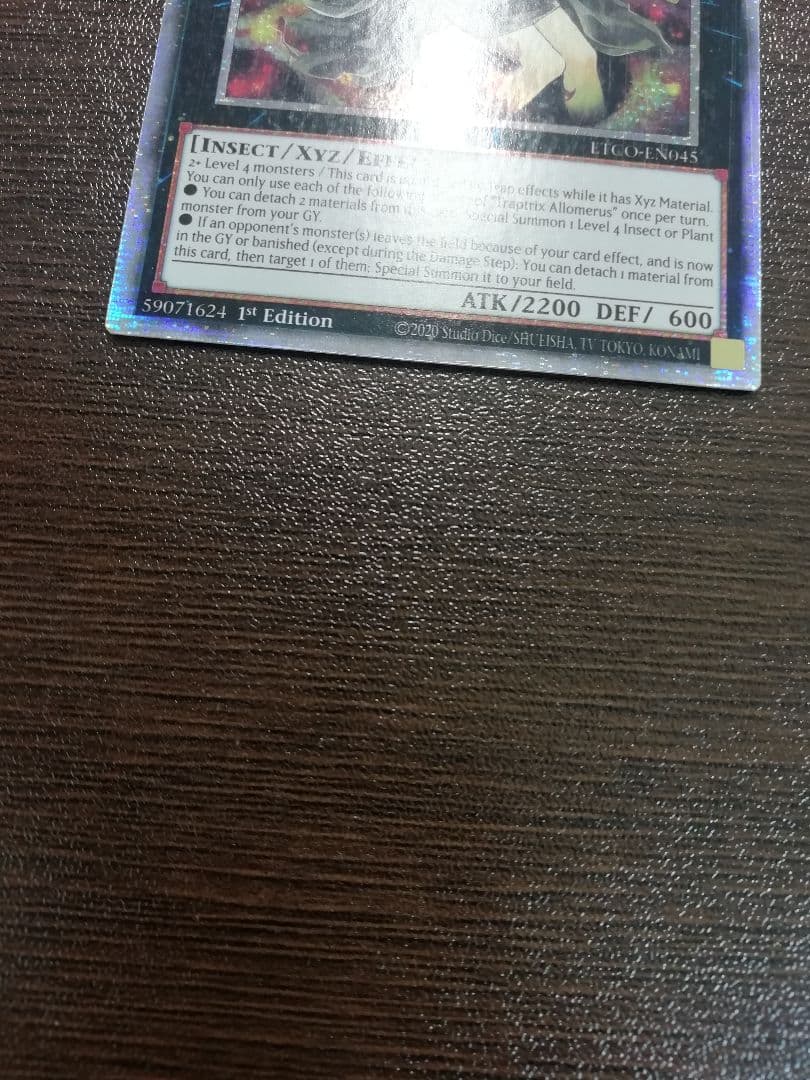 遊戯王 アロメルスの蟲惑魔 スターライトレア 英語版 1st - メルカリ