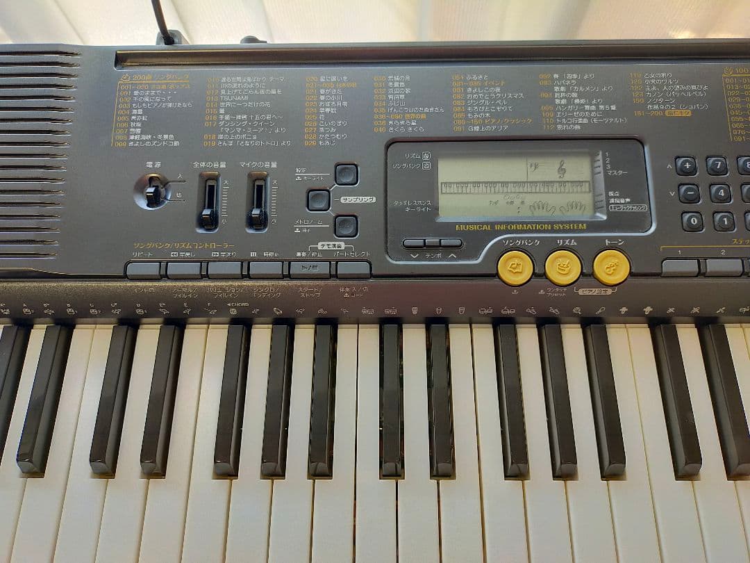 CASIO キーボード LK-113 光ナビゲーション - メルカリ