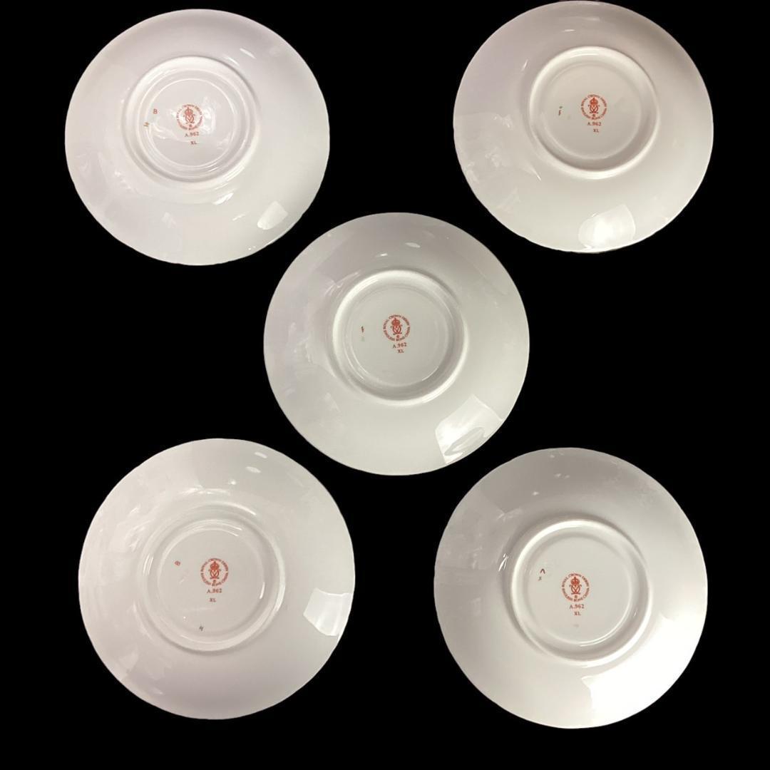 ★激レア★ロイヤルクラウンダービー アジアンローズ スープカップ＆ソーサー 5客