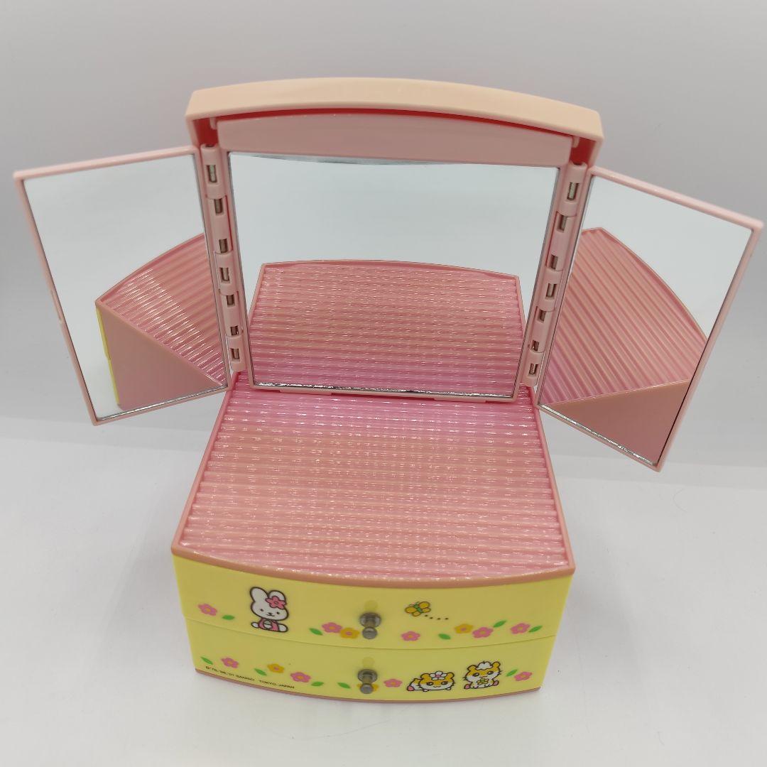 サンリオ　ミニドレッサー　キティ　マイメロディ　クリリン　三面鏡