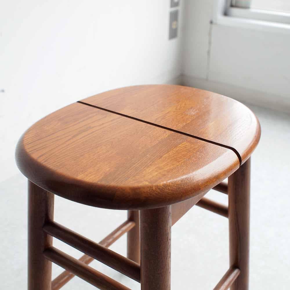 90s カリモク/karimoku スツール B 丸椅子 ZR24447