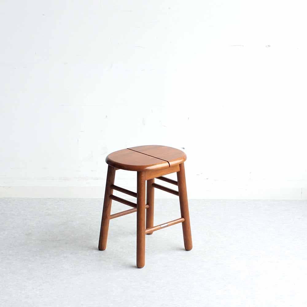 90s カリモク/karimoku スツール B 丸椅子 ZR24447