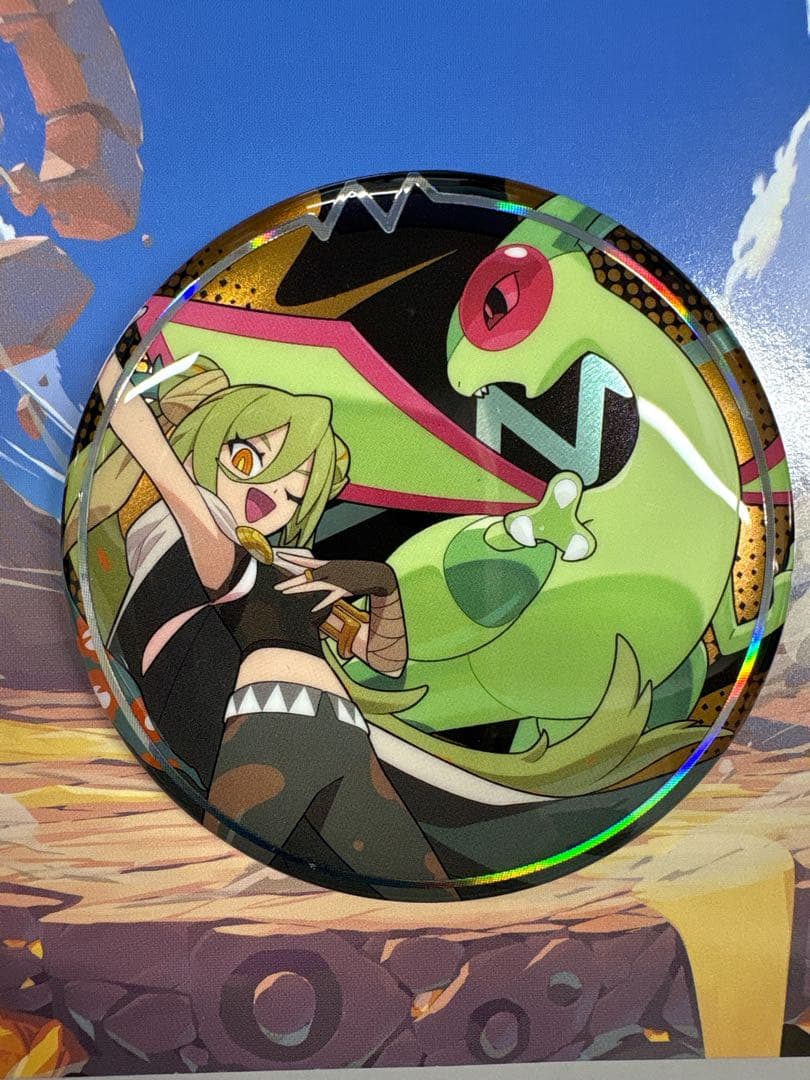 ポケミク 缶バッジ 初音ミク フライゴン じめん ポケモン - メルカリ