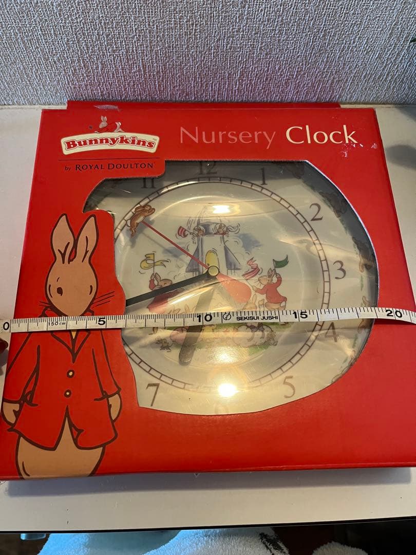 【新品未使用・箱あり】ロイヤル・ドルトン バニキンズ ナーサリークロック