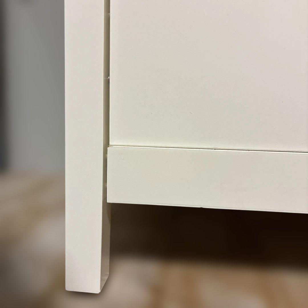 【値下げ】IKEA 木製ラック 引き出し付き ホワイト