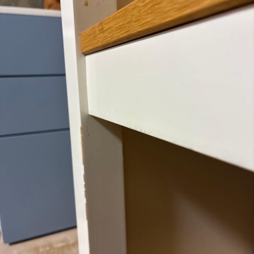 【値下げ】IKEA 木製ラック 引き出し付き ホワイト