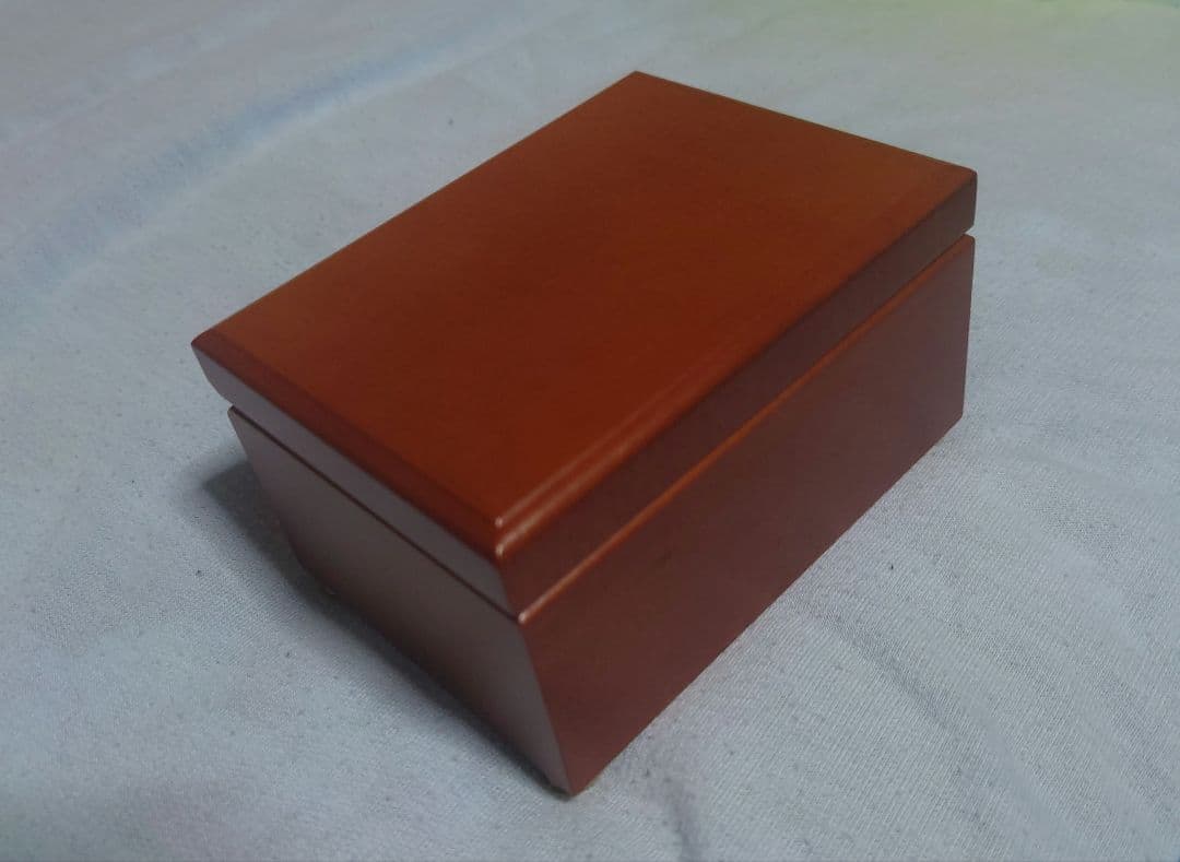 木製オルゴールボックス ミラー付き