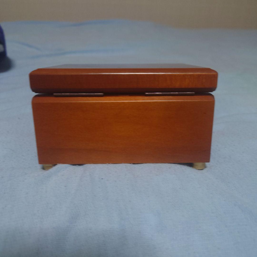 木製オルゴールボックス ミラー付き