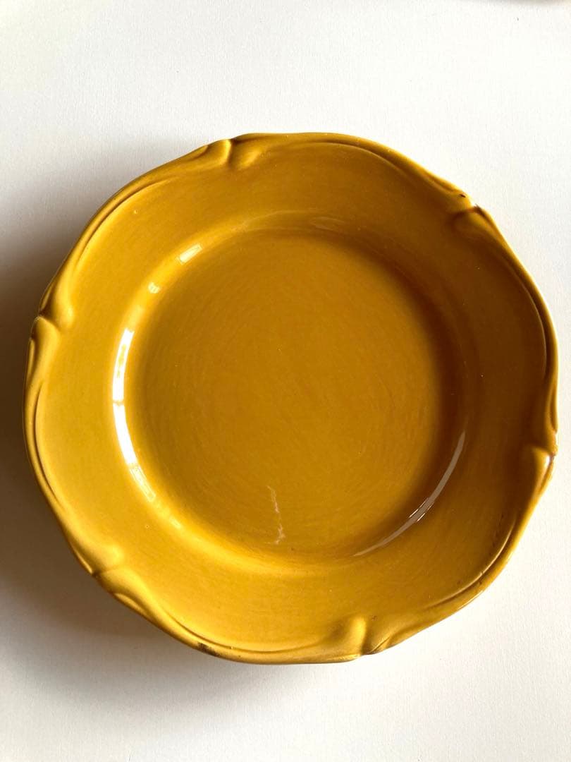 フランスアンティーク／サンクレモン窯　プレート4枚