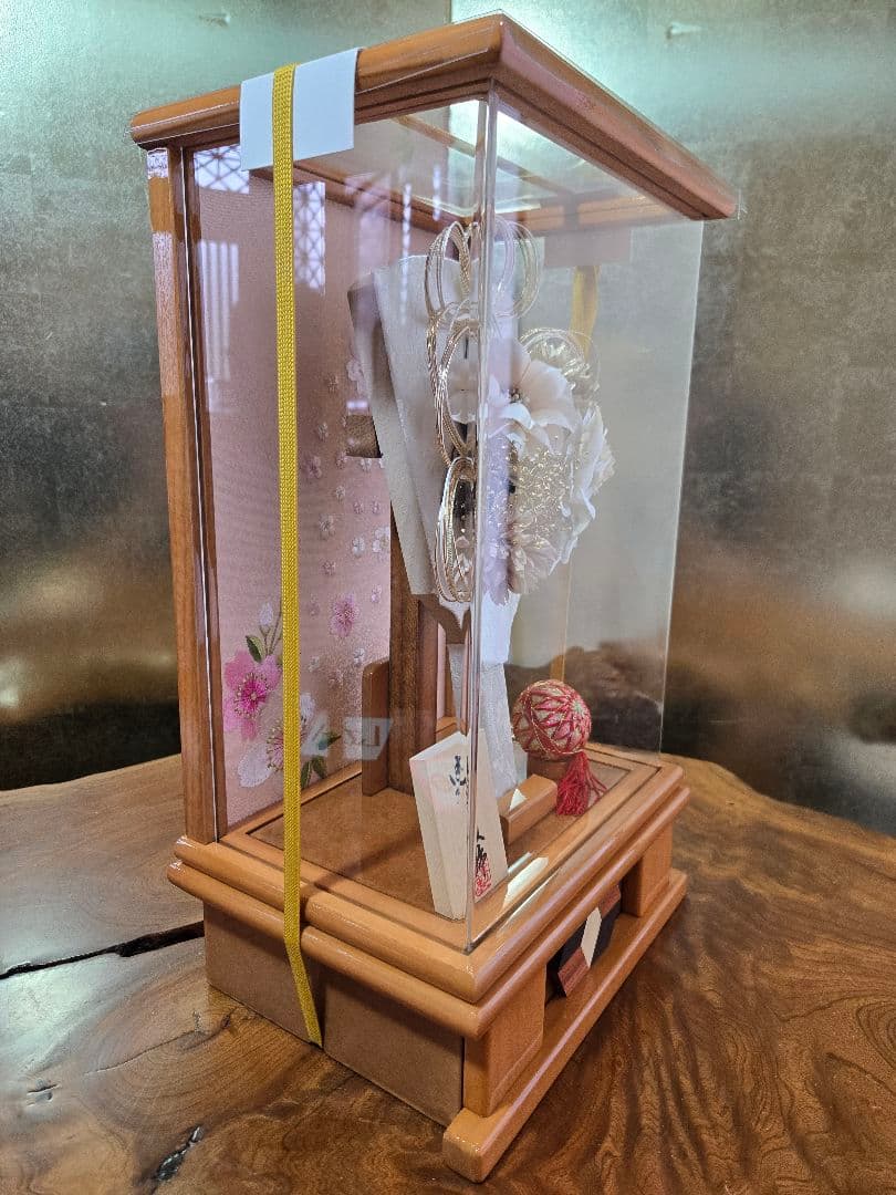 【展示品限り】正月飾り　羽子板　ケース飾り　※閉店セール　H27