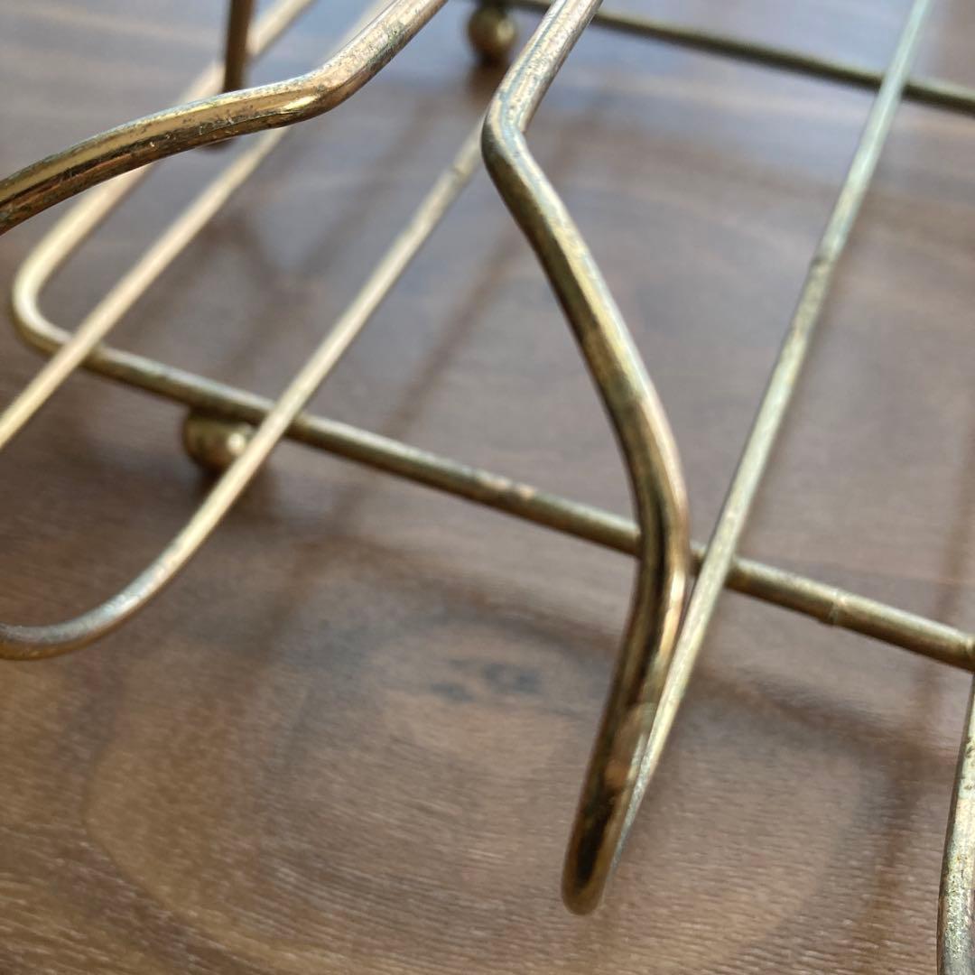 ヴィンテージ ミッドセンチュリー モダン ドリンクグラスキャリア