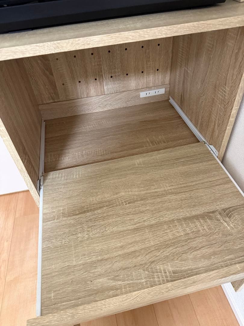 【値下げ】LOWYA 電子レンジ台　キッチン収納