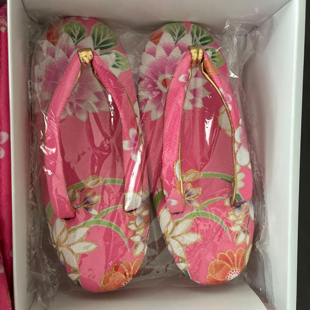 七五三 着物セット 子供用 ピンク 花柄