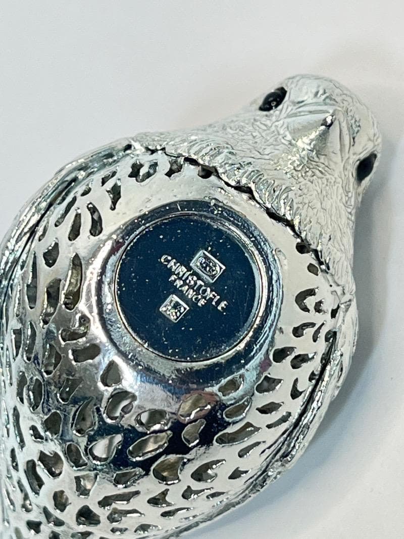 【美品】クリストフル リュミエール コレクション 小鳥 フィギュリン A