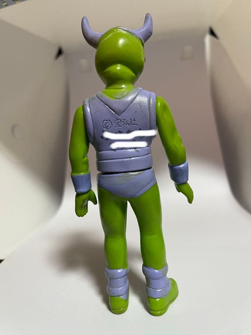 ダブルサタン 当時物 タカトク 特撮 ソフビ アイアンキング - メルカリ