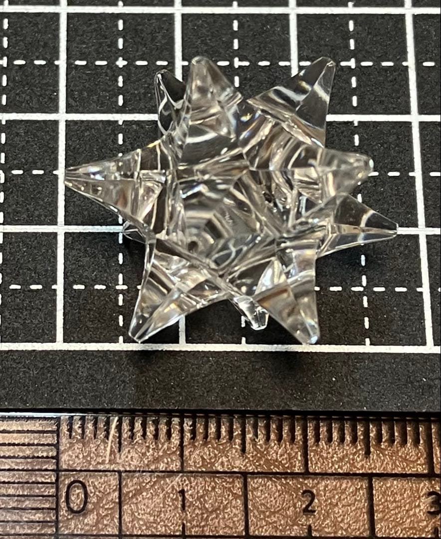 ヒマラヤ　ガネッシュヒマールラパ産　アステロイド水晶　高透明度6.41g 28㎜