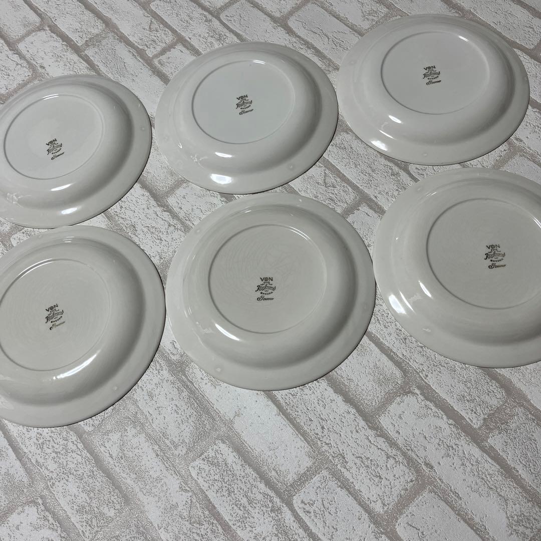 スウェーデン　ロールストランド　イレーネ　皿6枚