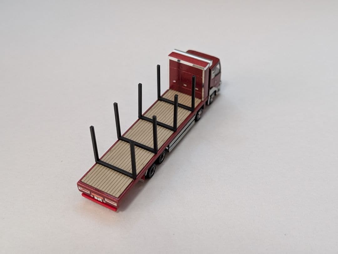 トミーテック トラックコレクション 改造 クオン 原木運搬車 - メルカリ