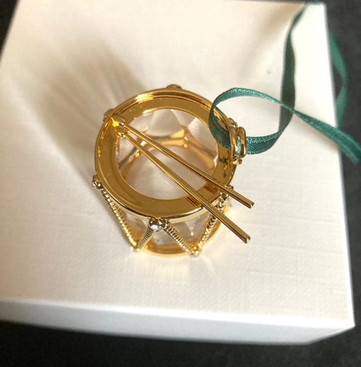 希少❗️美品❗️SWAROWSKI オーナメント　ドラム