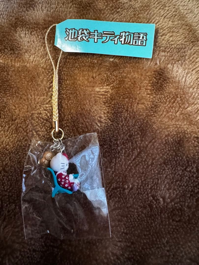 希少【ご当地キティ】池袋キティ物語 根付け ストラップ レアキティ