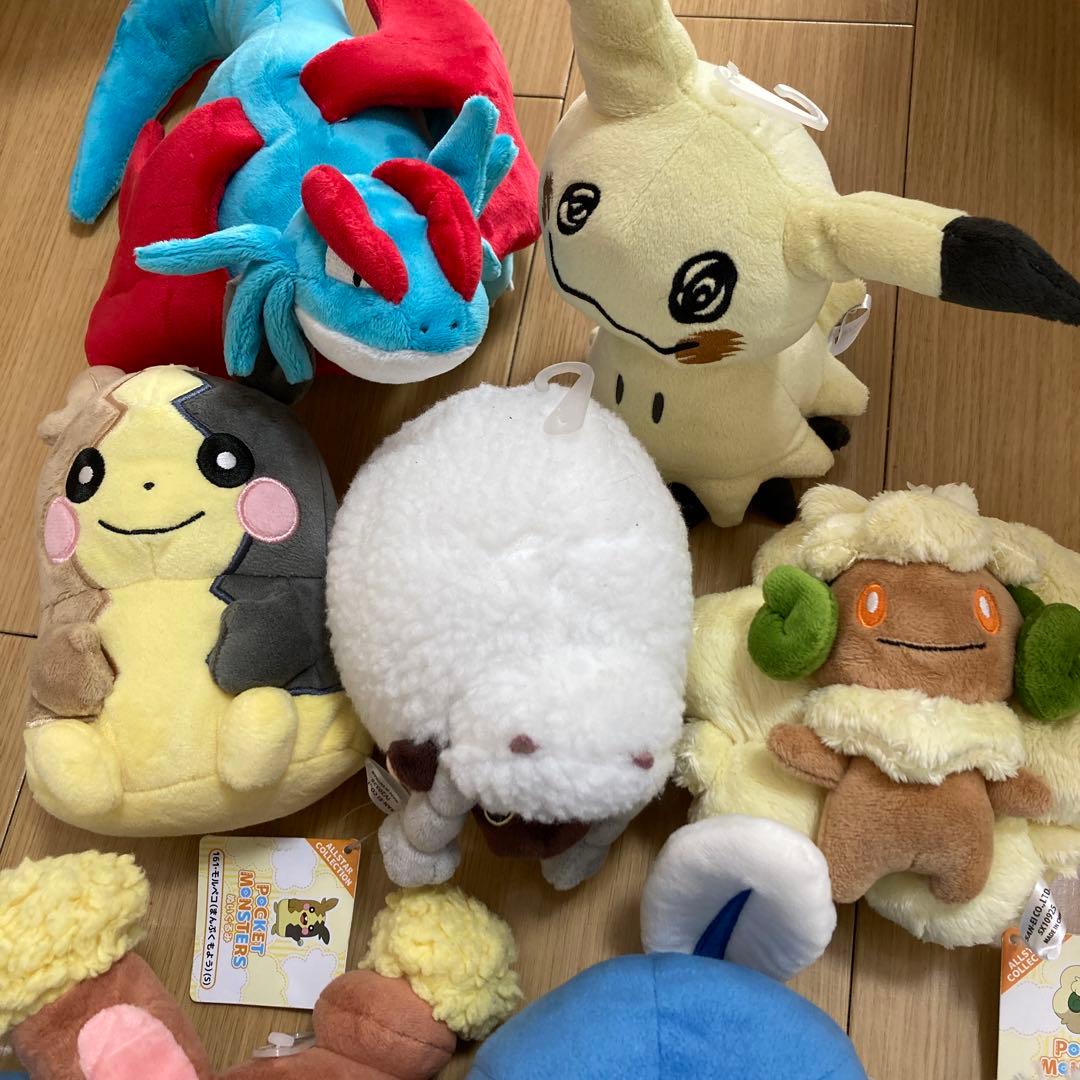 ポケモン ぬいぐるみ 9体セット タグ付き - メルカリ