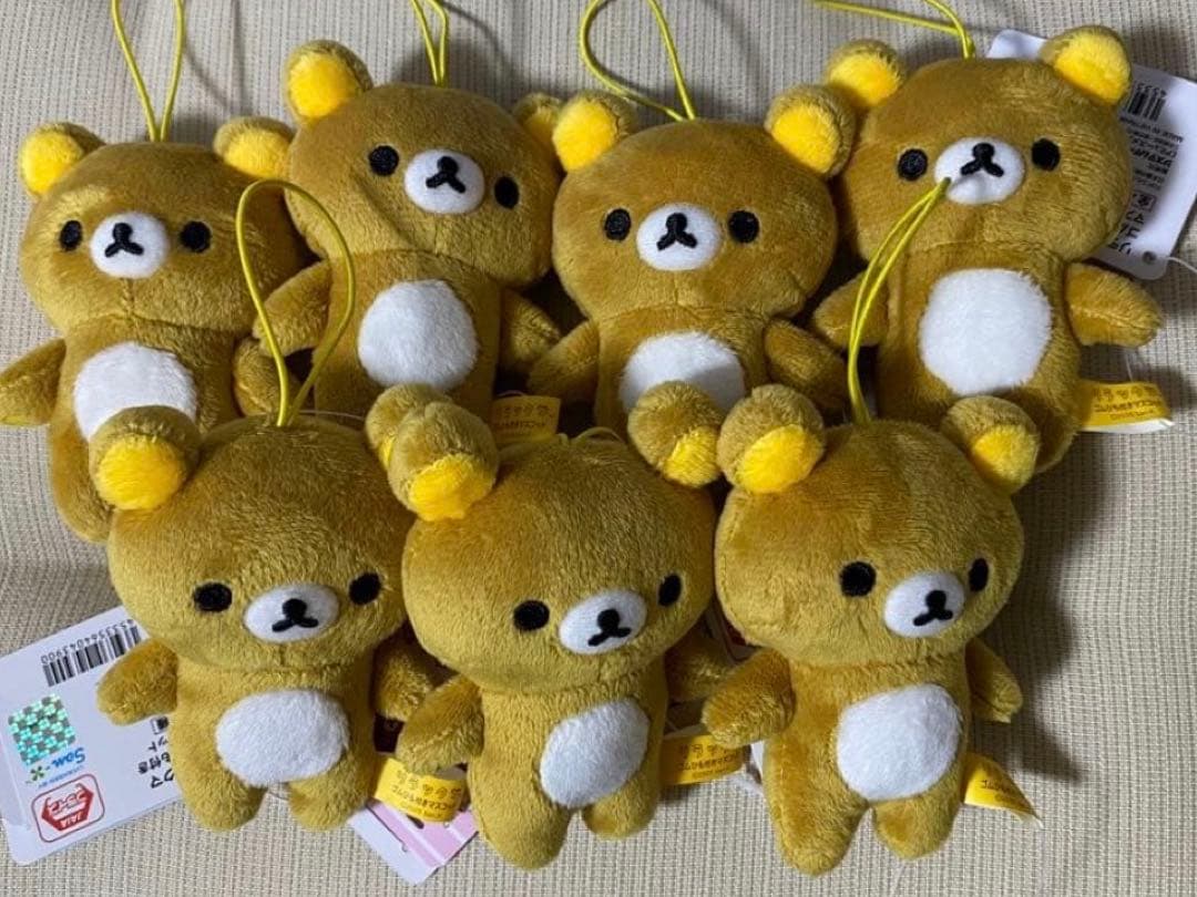 新品】リラックマ ゴムひも付きマスコット - メルカリ