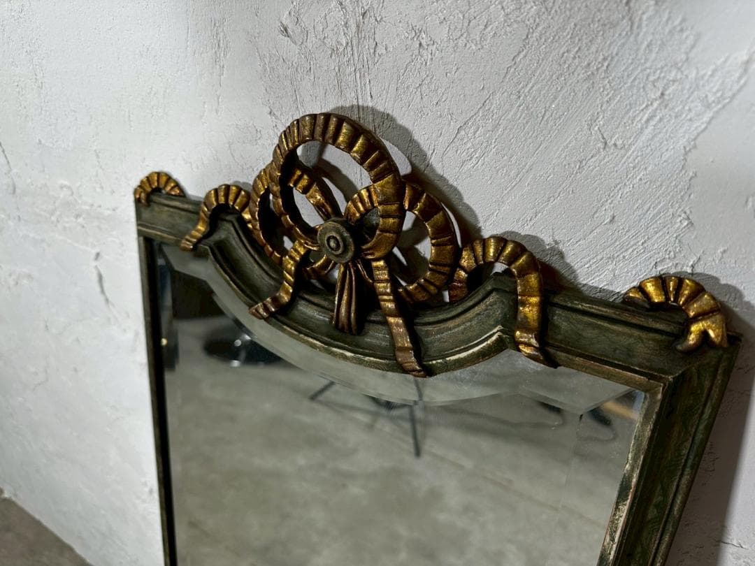 『イタリア製』壁掛けミラー ミラー 鏡 姿見 ヴィンテージ RWmis16