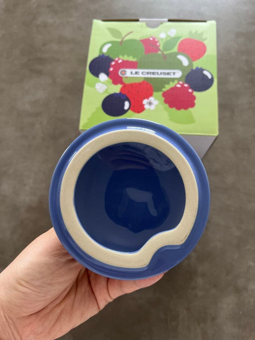 即日発送 無断転載NG レア 新品 ル・クルーゼ ミニ・ブルーベリー 小物