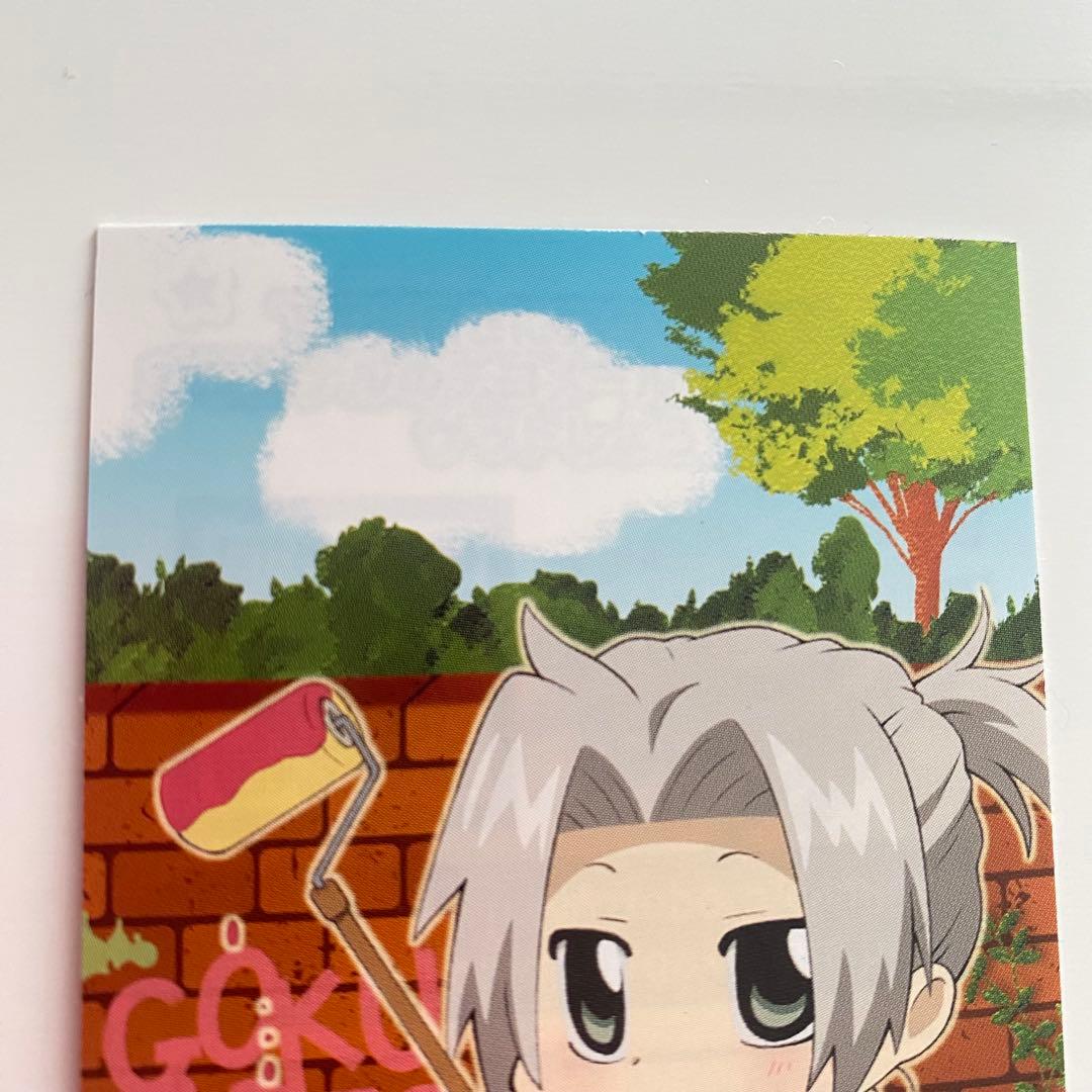 雲雀 獄寺 家庭教師ヒットマンREBORN アニメイト 非売品 ステッカー