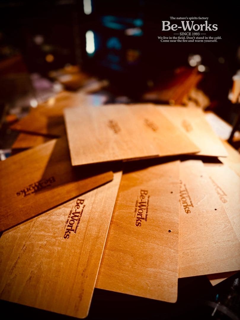 木と本革Be-Works 「Be-book 」ヌメ革突板システム手帳