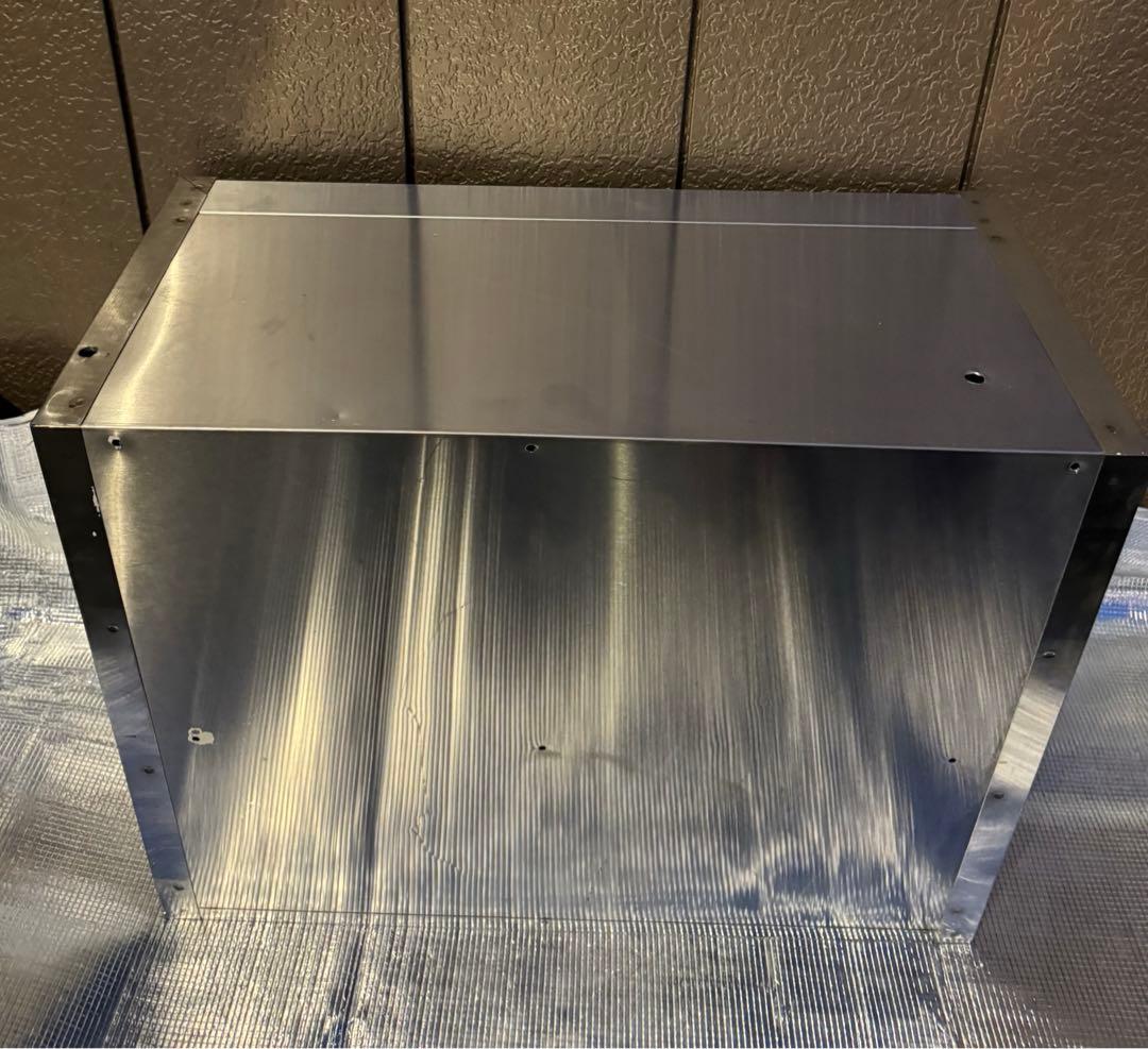 スライド扉式　吊り棚　ステンレス製品　食器棚　収納棚　中古品