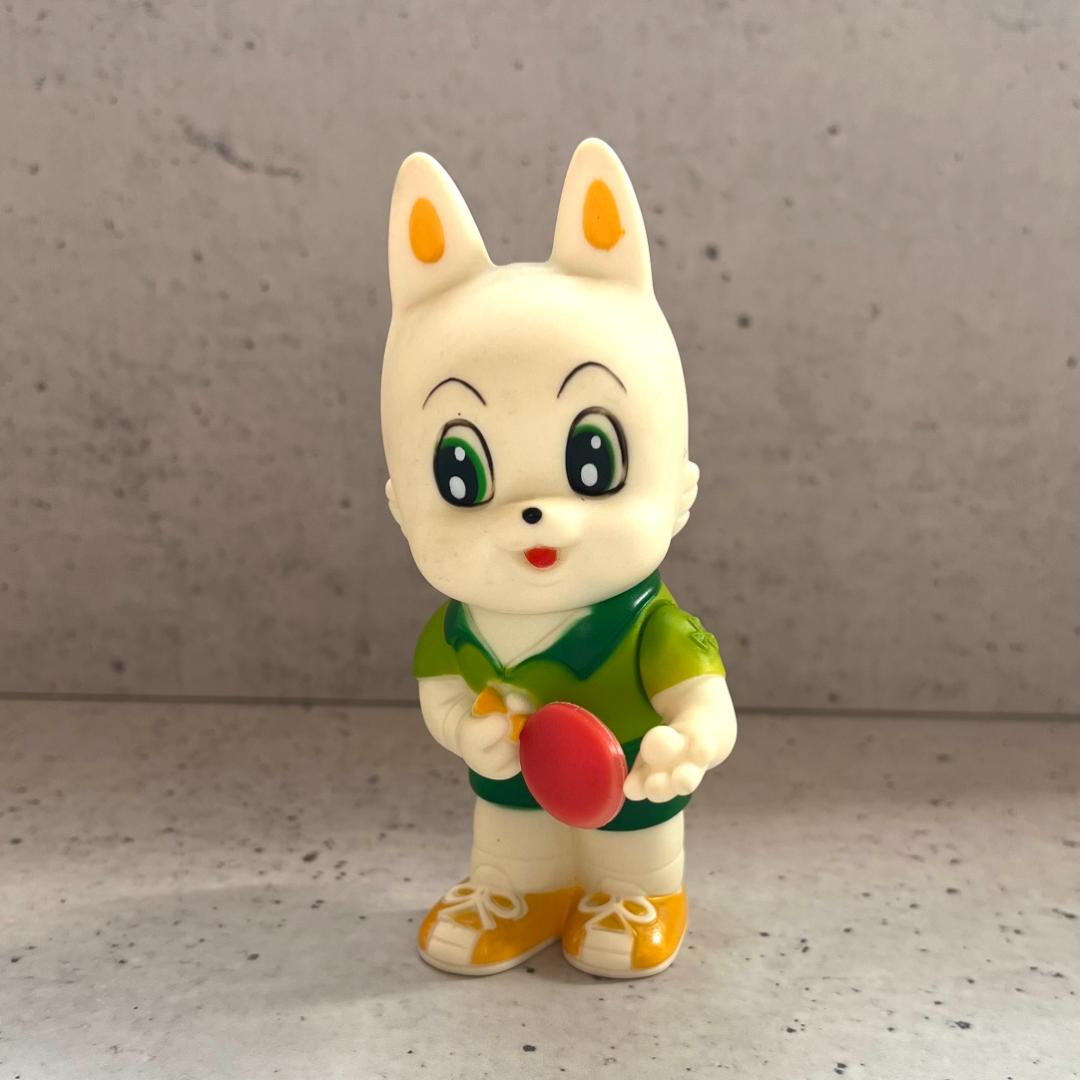 ワンサくん 三和銀行 貯金箱 1970年代 ソフビ人形 フィギュア - メルカリ