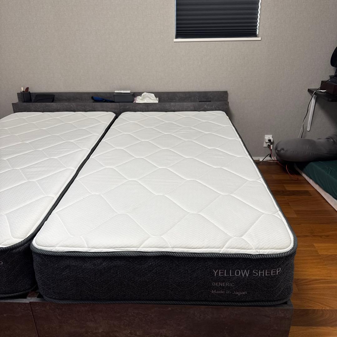 【美品】Yellow Sheep（イエローシープ）マットレス / シングルサイズ