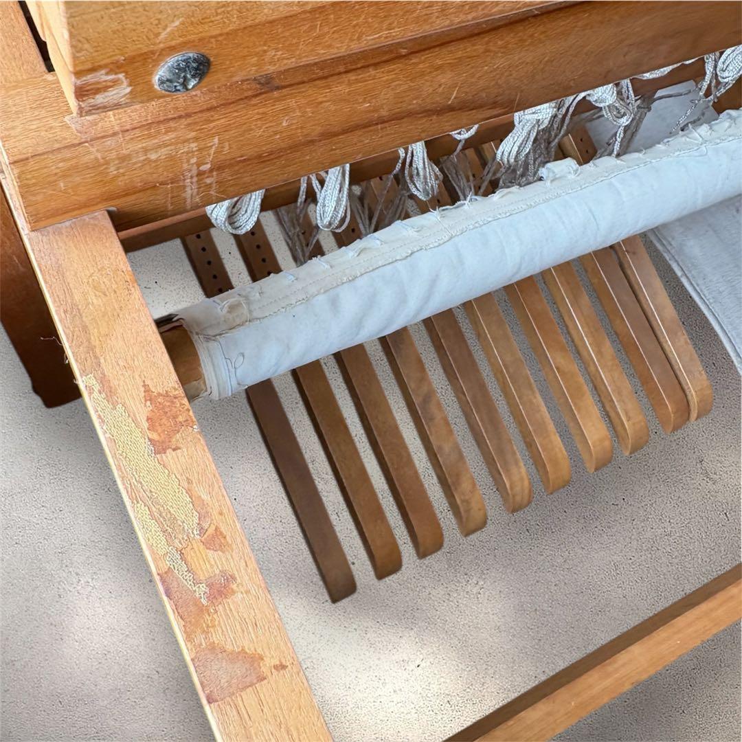 機織り機 東京手織機 KMー650 天秤式 8枚綜絖 10本足 長椅子セット