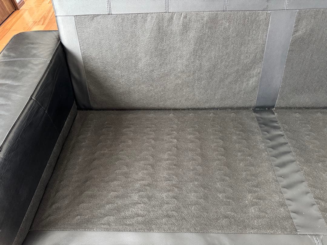 3人掛け合皮ソファー　IKEA